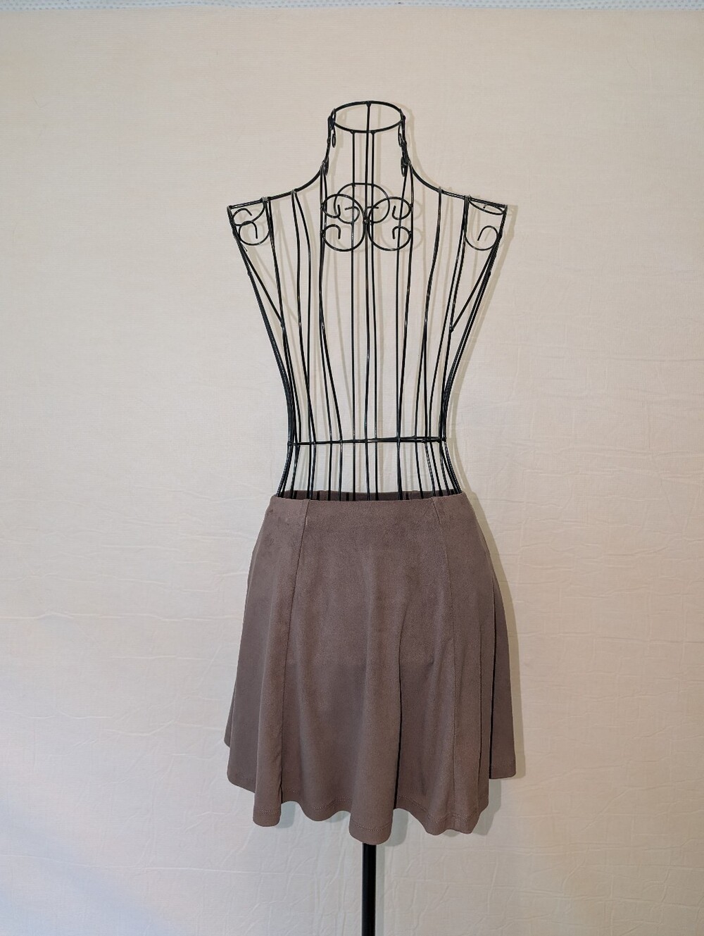 Brown Velvet Skirt